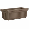 Myers Industries Inc Myers Industries Inc AKRVNP24000E21 Akro 24 in. Chocolate Flower Box AKRVNP24000E21